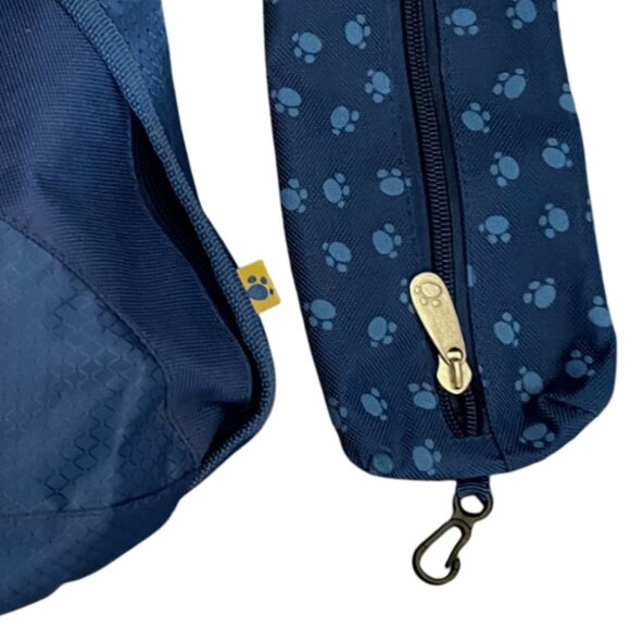 Build a Bear Workshop Blue Backpack Shoulder Sling Bag and Pencil Pouch 2006 - Picture 4 of 4